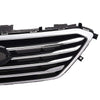 G-PLUS Front Bumper Upper Grille Insert, Compatible with Hyundai Sonata 2015 2016 2017 2015-2017 Chrome Grill Replacement (Black)