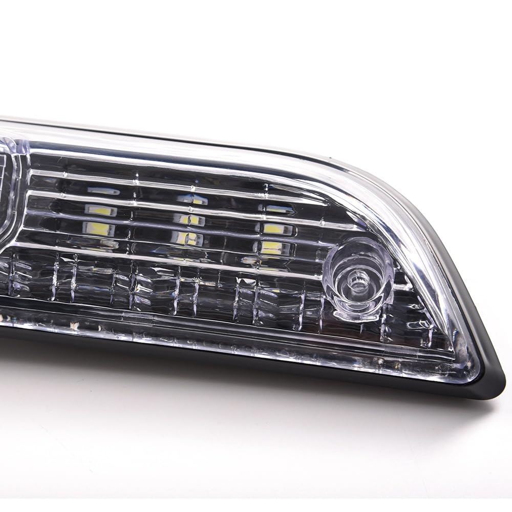 G-PLUS LED 3rd Brake Light Compatible with Ford F150 2015-2020 3rd Cargo Lamp High Mount Tail Light, Clear Lens Black Housing, FL3Z13A613A FL3Z13A613B