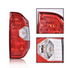 G-PLUS Tail Lights Assembly Compatible with Toyota Tundra 2014 2015 2016 2017 2018 2019 2020 2021 Left & Right Brake Tail Lamps, Red Lens Chrome Housing, 815500C100
