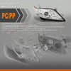 G-PLUS Headlight Assembly Front Headlamp Right Side Compatible with Toyota Camry 2007-2009 TO2502200, 20-6758-80, 20-6758-80-9, 206758801 OEM Fit Standard White