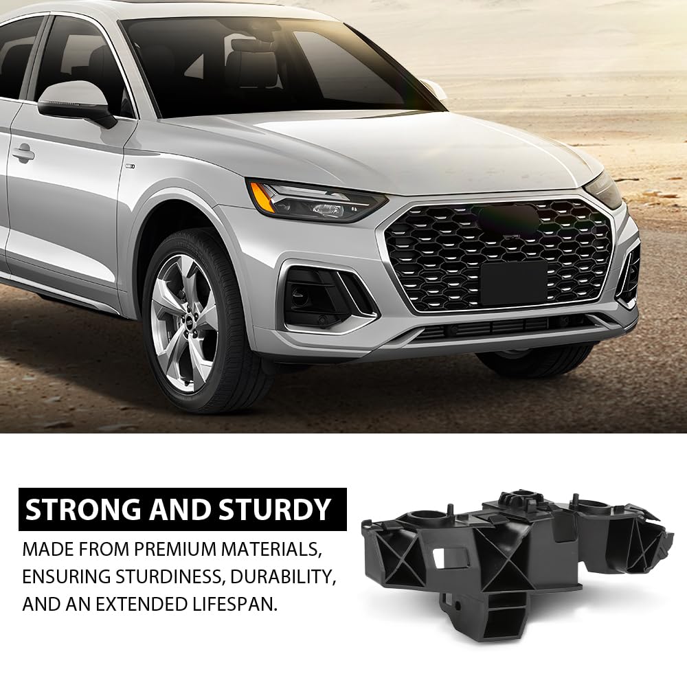 G-PLUS Front Left Fender Support, Compatible with Audi Q5 SQ5 2018-2023, Driver Side, 80A807283A, AU1042116