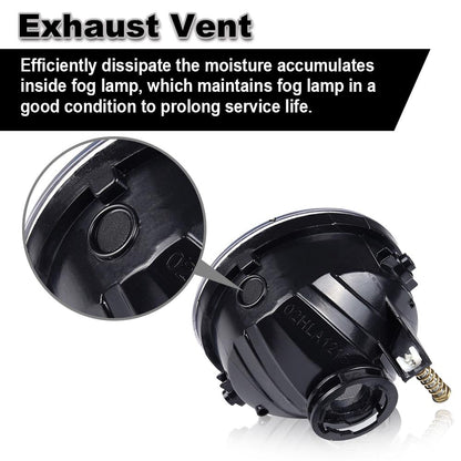 G-PLUS Front Bumper Fog Lights Lamp Compatible with Ford F150 2006-2010 / Compatible with Lincoln Mark LT Pickup Truck 2006-2008 w/Bulbs AL3Z15201A luces de neblina