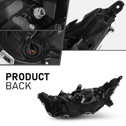 G-PLUS LED Headlights Assembly Front Headlamps Left & Right Pair Compatible with Toyota RAV4 XLE Hybrid XSE/Limited 2019-2022 81150-0R162, 811500R162,faros delanteros