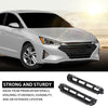 G-PLUS Front Bumper Air Curtain Grille Grill Compatible with Hyundai Elantra 2019-2020 86562F2AA0, 86561F2AA0 ‎Black Left & Right Pair