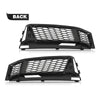 G-PLUS Front Lower Bumper Grille Fog Light Grill Cover Pair Compatible with Audi Q7 MK1 2007-2009 pre-facelift 4L0807682 4L0807681