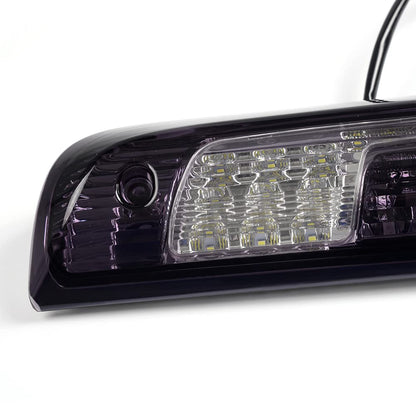 G-PLUS Rear LED Third Brake Light Compatible With 2014-2018 Chevy Silverado/GMC Sierra1500/2500HD/3500,3RD Cargo Led Tail Lamps Chrome Housing,Smoky Clear Lens