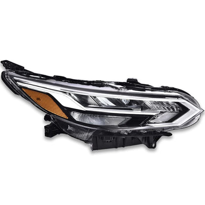 G-PLUS Headlights Assembly, Compatible with 2020-2021 Nissan Sentra Right Bumper Headlamp, Clear Lens Black Housing Amber ReflectorBumper Headlamps