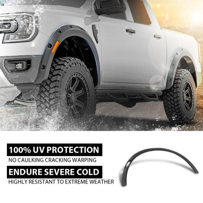 G-PLUS Fender Flares Front Left Compatible with Cadillac XT5 2017-2024 84096067, GM1290263 Black