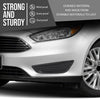 Fog Light Lamp Assembly Trim Bezel Cover Compatible with Ford Focus S/SE Models 2015 2016 2017 2018 Matte Black Front Left Driver Side FO1038150 + Right Passenger Side FO1039150
