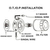 G-PLUS Oil/Gauge Filter Oil Pressure Adapter Universal Aluminum Oil pressure/temperature gauge Filter Cooler Sandwich Plate Adapter M20 X 1.5 Racing Sport JDM