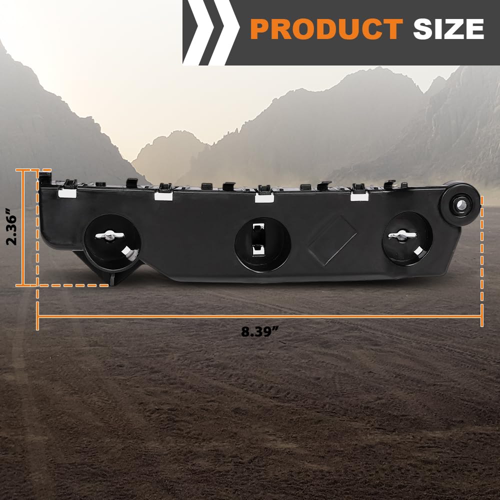 G-PLUS Front Driver Side Bumper Bracket Compatible with Nissan Rogue 2021-2025 622236RA0A, NI1042129 Direct Fit, No Modification Required Black