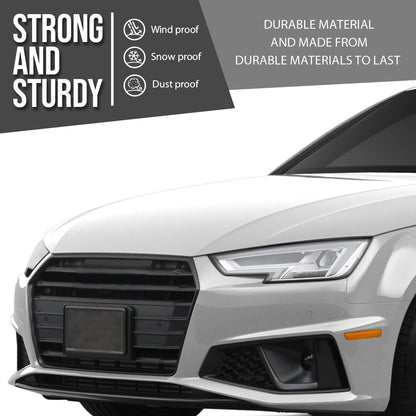 G-PLUS Front Bumper Lower Center Grille Compatible with Audi A4 2016 2017 2018 2019 with S-line Package, Fit Audi S4 2016 2017 2018 2019 8W0807683A, 8W0807683A9B9 Black
