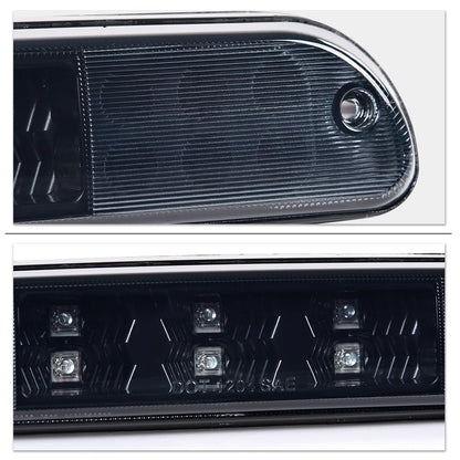 G-PLUS LED 3rd Brake Light Compatible with Ford F250 F350 F450 F550 Super Duty 1999-2015 Stop Cargo Light Smoke Lens Black Housing CC3Z13A613A,CC3Z13A613B