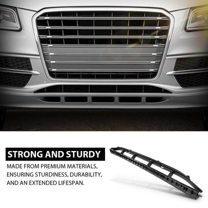 G-PLUS Front Bumper Cover Grille Insert, Compatible with Audi Q5 2013-2017 W/S-Line, AU1036121, 8R0807647B01