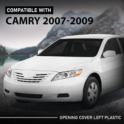 G-PLUS Left Fog Light Cover Compatible with Toyota Camry 2007-2009, Without Fog Light Hole 5212806050, TO2598103