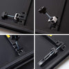 G-PLUS 6.5ft Short Bed 4 Fold Tonneau Cover Compatible with 2009 2010 2011 2012 2013 2014 Ford F150 Black