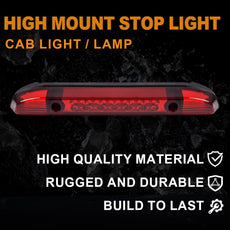 G-PLUS Third Brake Light for Nissan Frontier 2001-2004 Chrome Housing Red Lens Product Details