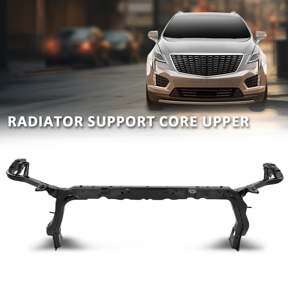 G-PLUS Radiator Support Core Upper Compatible with Cadillac XT5 Sport 2020, Fit Cadillac XT5 (submodel: Base, Platinum,Luxury, Premium Luxury) 2017-2020 84569874, GM1225345 Black
