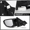 G-PLUS Power Heated Mirror w/ 5-Pin Left Driver Side Compatible with Honda Civic 2016-2021 Manual Folding 76258TBAC21ZA 76258TBAA21ZA Glossy Black