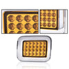 G-PLUS LED Corner Signal Lights Compatible with 2003-2009 Hummer H2 15060529, 15060530 Left Driver Side& Right Passager Side Smoke Lens Parking Lamps