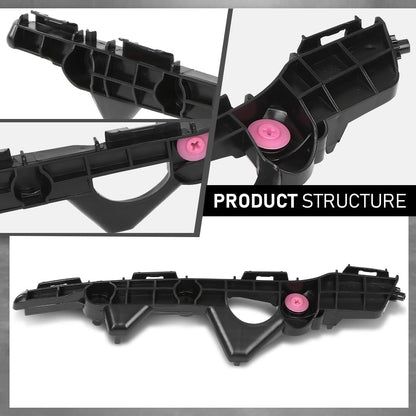 G-PLUS Bumper Bracket Driver and Passenger Side Compatible with Toyota RAV4 2016-2018 521550R050, 521560R050