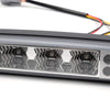 G-PLUS Rear LED Third Brake Light Compatible With 1999-2015 Ford F250 F350 F450 F550 Super Duty,(NOT Compatible With Harley-Davidson Edition), 3rd Stop Lamps,Clear lens Chrome Housing