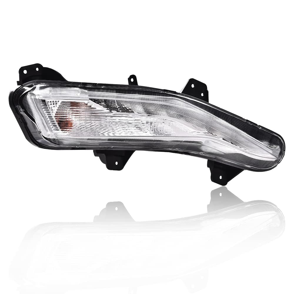 G-PLUS Front Bumper Turn Signal Lights LED DRL Fog Lamps Compatible with Chevy Malibu 2019 2020 2021 2022 84575553 84575552 Right Passenger Side Fog Lamp Bumper Turn Signal Light