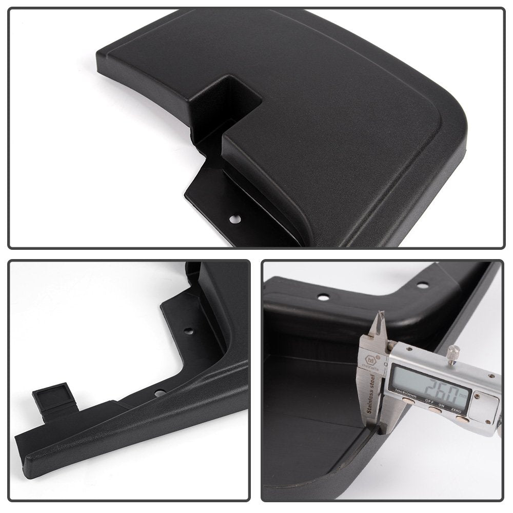 G-PLUS Mud Flaps W/O Fender Flares Compaitble with Ford F150 2015 2016 2017 2018 Front Rear Splash Mudguards