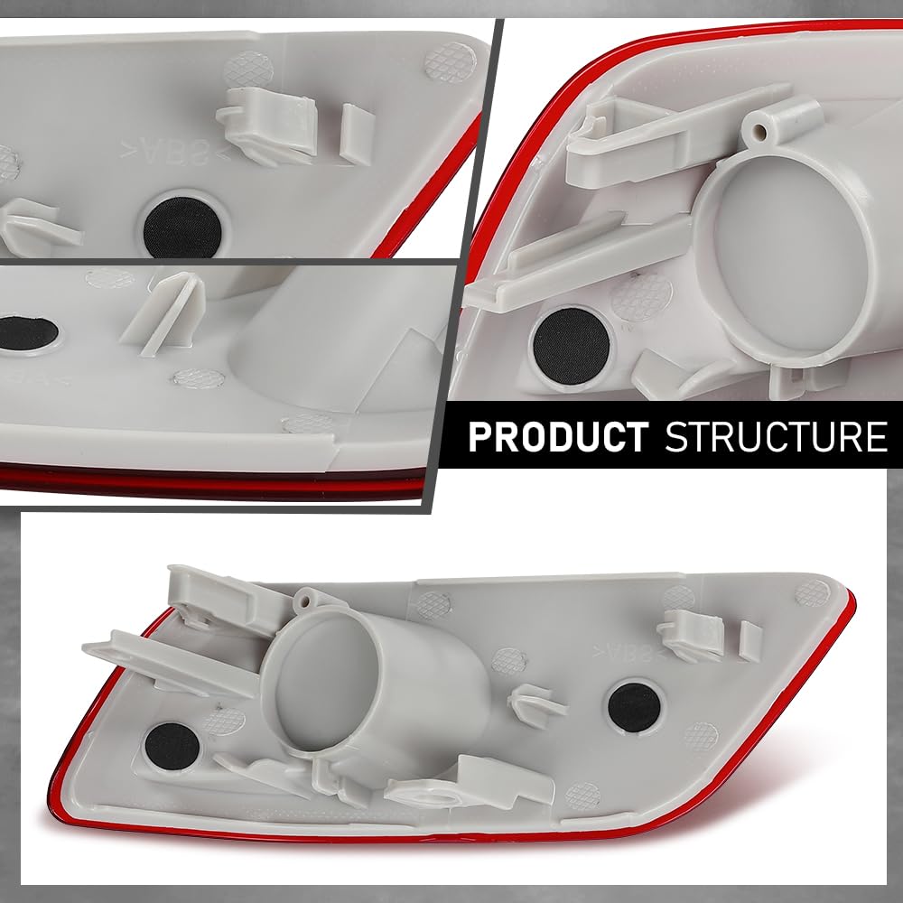 G-PLUS Passenger Bumper Reflector Lamp Compatible with Subaru Forester 2019-2024 84551SJ000