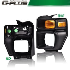 G-PLUS Headlight Trim Bezel with Signal Light for Ford E150 E250 E350 2008-2019 Product Details