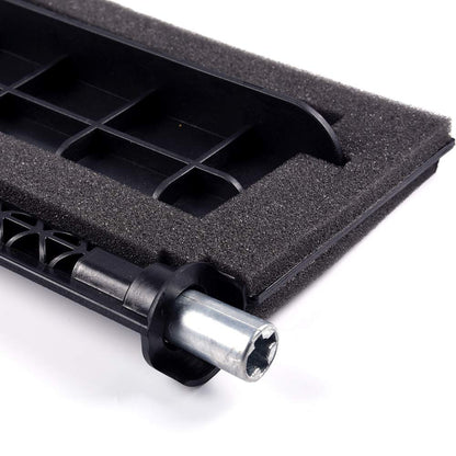 G-PLUS Heater Fix Blend Door Repair Kit Compatible with 1997 1998 1999 2000 2001 2002 2003 Ford F150 New Blendor Premium Replacement Black