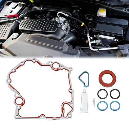 G-PLUS Timing Cover Gasket Kit Compatible with Dodge Dakota Dodge Durango Jeep Commander Jeep Grand Cherokee 3.7L 4.7L Vin N Vin P TCS46000, TCS46022, TCS30400, SL1000