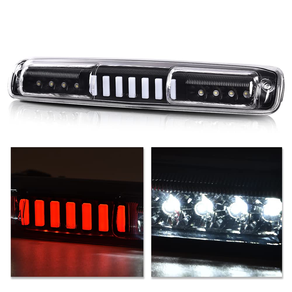 G-PLUS LED 3rd Third Tail High Mount Stop Type I Brake Lamp Compatible with 2007 Chevy Silverado/GMC Sierra 1500 2500 3500 & HD Models Classic 5978318 16525205