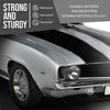 G-PLUS Inner Rocker Panel Support Braces Compatible with Chevy Camaro Pontiac Firebird 1967-1969 Silver