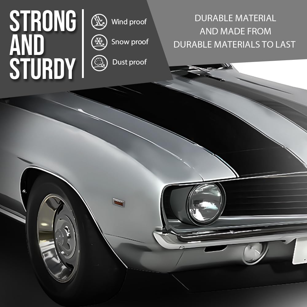 G-PLUS Inner Rocker Panel Support Braces Compatible with Chevy Camaro Pontiac Firebird 1967-1969 Silver
