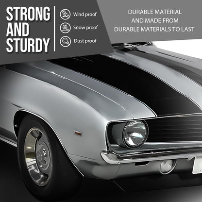 G-PLUS Inner Rocker Panel Support Braces Compatible with Chevy Camaro Pontiac Firebird 1967-1969 Silver