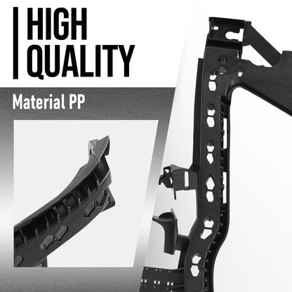 G-PLUS Front Left Right Bumper Cover Support Compatible with Subaru Forester 2019 2020 2021 57707SJ000, 57707SJ010 Black