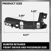 G-PLUS Front Left and Right Bumper Retainer Compatible with Lincoln MKC 2015-2018 FO1043145, FO1042145, EJ7Z17C947A, EJ7Z17C947B