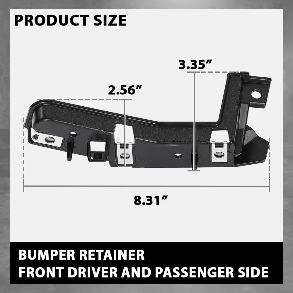 G-PLUS Front Left and Right Bumper Retainer Compatible with Lincoln MKC 2015-2018 FO1043145, FO1042145, EJ7Z17C947A, EJ7Z17C947B
