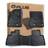 G-PLUS TPE Floor Mats Compatible with Nissan Rogue 2021-2024 2025(No Sport Models) 3PCS Car Mats 1st & 2nd Row All Weather Floor Liners Accessories Cargo Liner Black