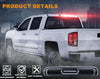 G-PLUS 3D LED Bar 3rd Third Tail Brake Light Compatible with 2007 GMC Sierra 1500 2500 3500 & HD Models Classic Rear Cargo Lamp High Mount Stop light