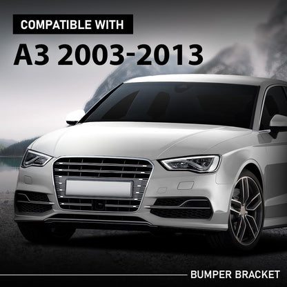 G-PLUS Front Left and Right Bumper Bracket Compatible with Audi A3 2009-2013 8P0807183B, 8P0807184B