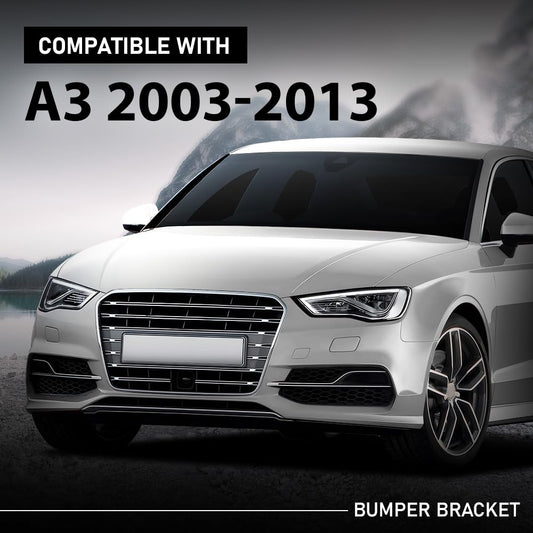 G-PLUS Front Left and Right Bumper Bracket Compatible with Audi A3 2009-2013 8P0807183B, 8P0807184B