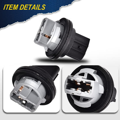 G-PLUS Front Part Turn Signal Lamp Lights Socket Compatible With 2013-2016 Dodge Dart, Set of 2Pcs