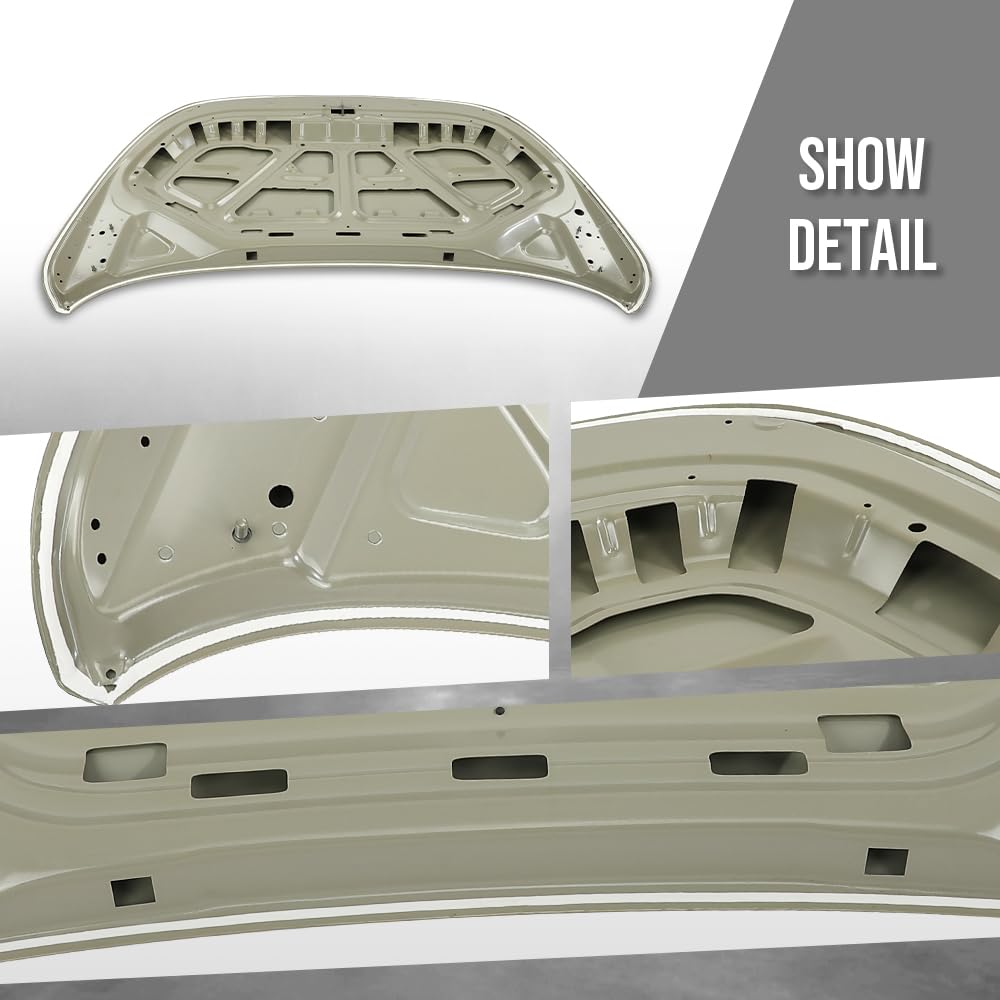 G-PLUS Front Hood Panel Compatible with Buick Lacrosse 2017-2019 GM1230455 Gray