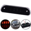G-PLUS LED Third 3rd Brake Cargo Light Compatible With 1999-2004 Grand Cherokee,Rear Roof Center High Mount Stop Tail Light Replacement (Black Housing Smoky Lens)