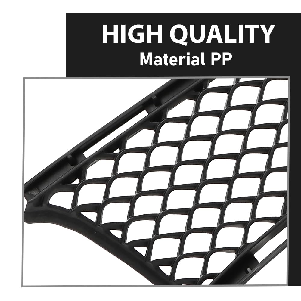 G-PLUS Bumper Grille Front Center Fit Benz E300 E350 E400 E450 (submodel: 4Matic, Base) 2017-2020 For Models With Luxury Package, Center, Sedan 2138850622