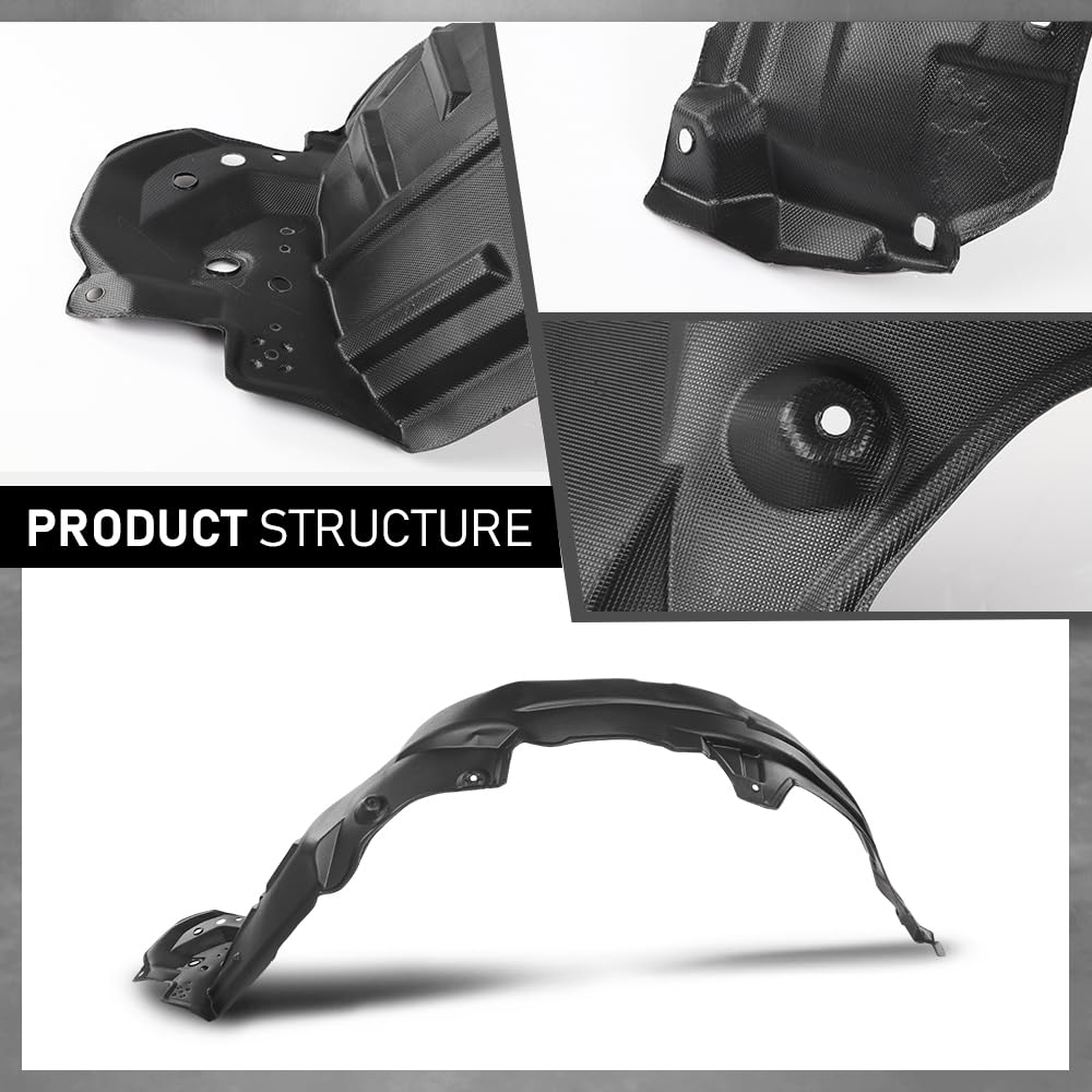 G-PLUS Front Right Inner Fender Liner Splash Shield Compatible with Toyota RAV4 2013-2018 538750R060