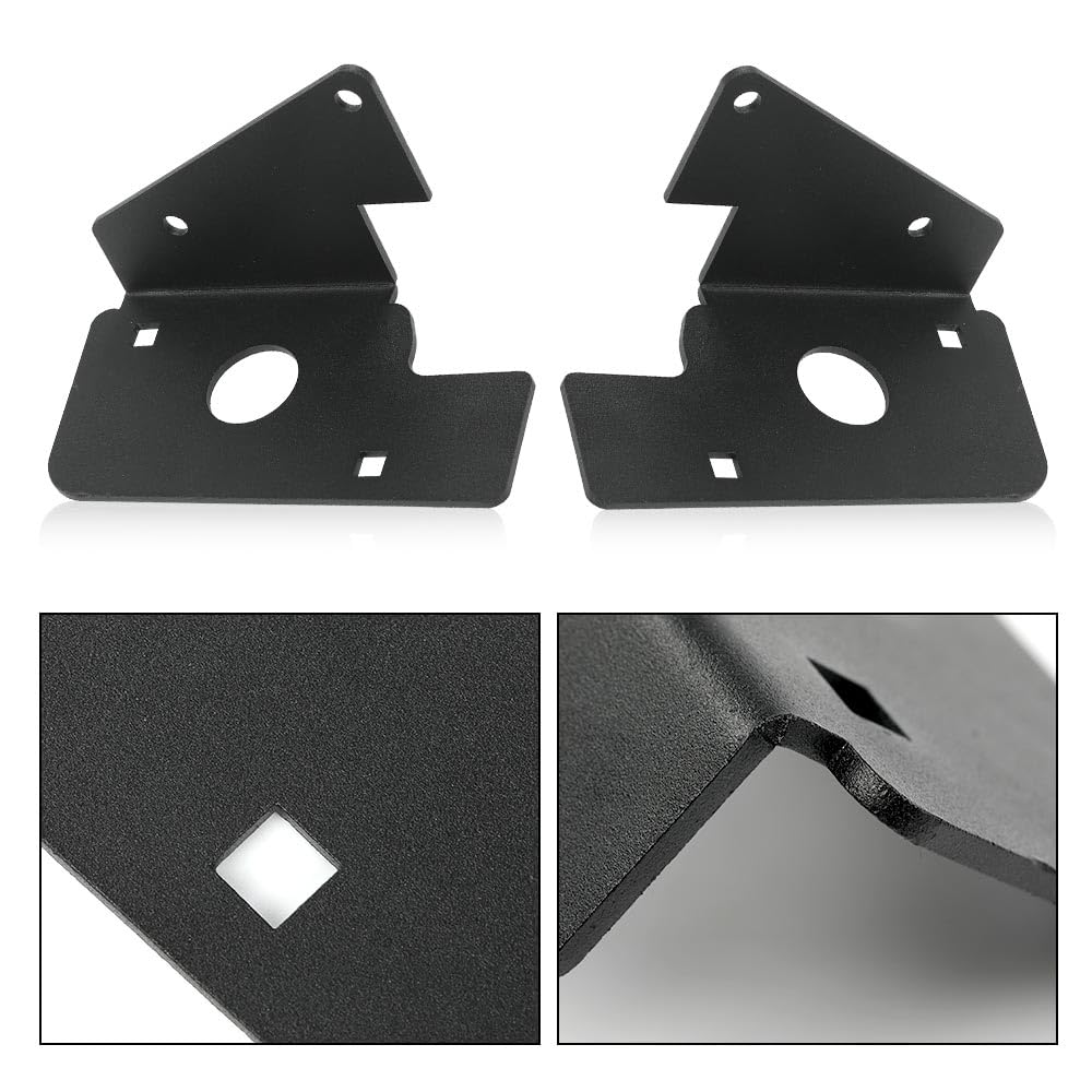 G-PLUS Fog Light Mounting Bracket & Screws Compatible with Chevy Silverado 1500 2007-2013/ Compatible with Chevy Silverado 2500 3500 2007-2014