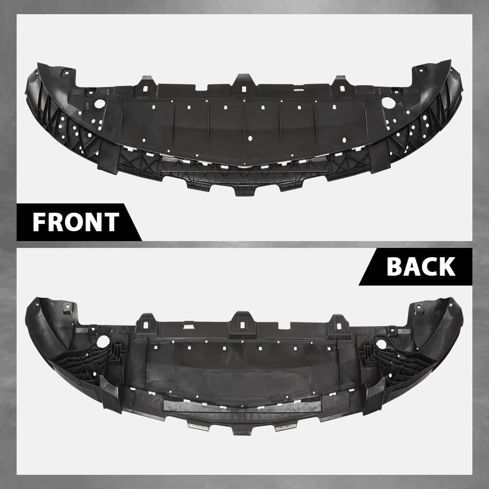 G-PLUS Front Engine Splash Shield Under Cover Fits for Benz A (W176) Only Fit with AMG Body Kit 1768850136, A1768850136 Black